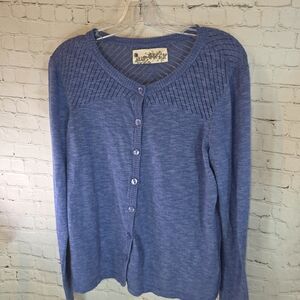 Aventura Alston Cardigan Sweater – Dutch Blue – Size Large